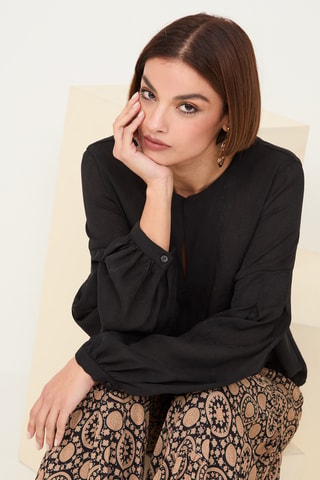 Blouse Lirio - Noir