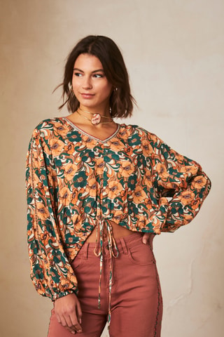 Blouse Somara - Rouge