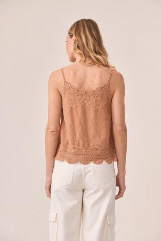 Top Satin - Beige
