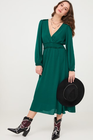 Robe midi Aruba - Bleu