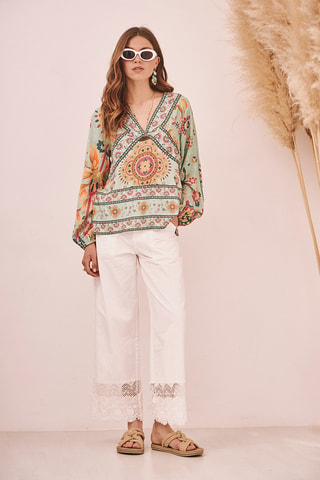 Blouse Kuymi - Vert