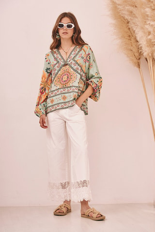 Blouse Kuymi - Vert