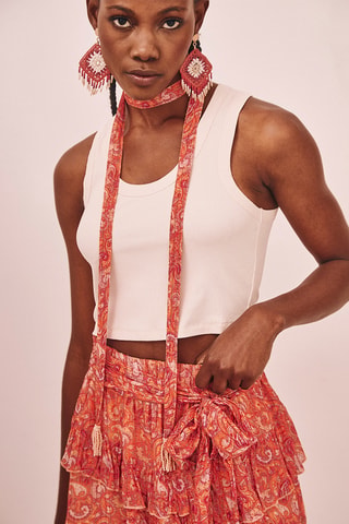 Crop top Basik - Écru