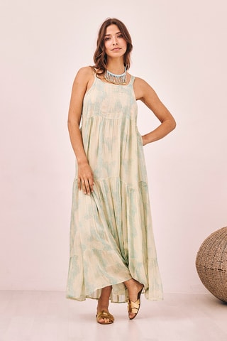 Robe longue Nalani - Vert