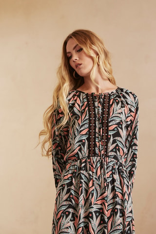 Robe midi Unne - Noir