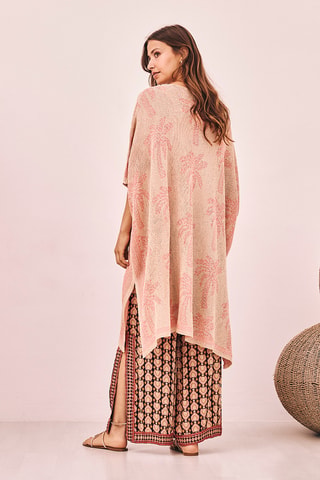 Gilet long Udaipur - Corail