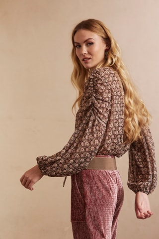 Blouse Fau - Noir