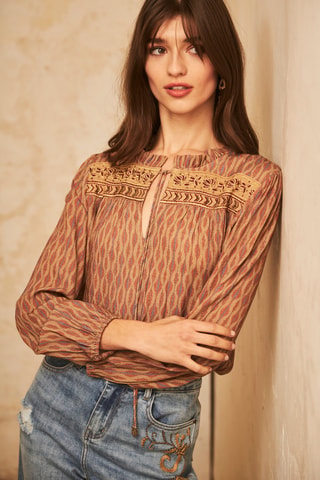 Blouse Aina - Camel