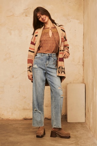 Blouse Aina - Camel
