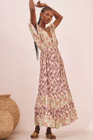 Robe longue Lawrra - Écru
