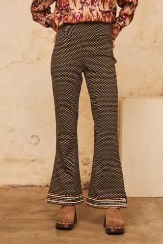 Pantalon droit taille haute Raptus - Noir