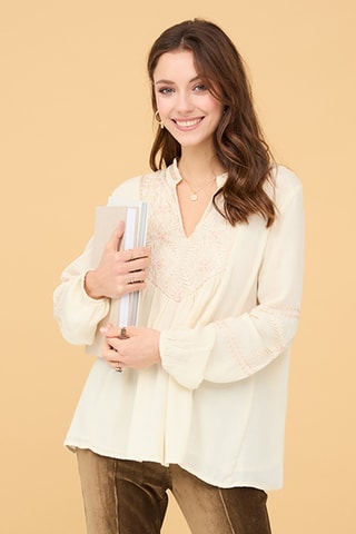 Blouse Kalu - Écru