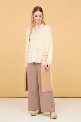 Gilet long Olittia - Rose