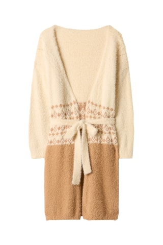 Gilet long Olittia - Rose