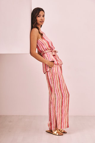 Pantalon taille haute Anu - Rose