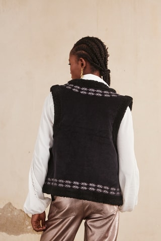 Gilet sans manches Sitara - Noir