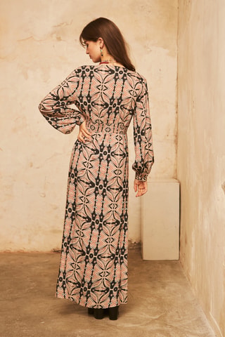 Robe longue Maharani - Noir