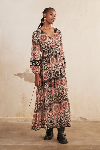 Robe longue Bel - Noir