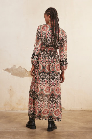 Robe longue Bel - Noir