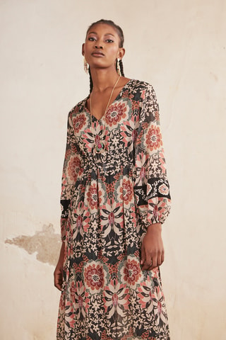 Robe longue Bel - Noir