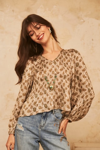 Blouse Anala - Vert