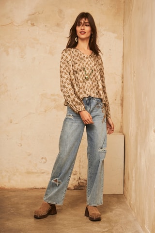 Blouse Anala - Vert