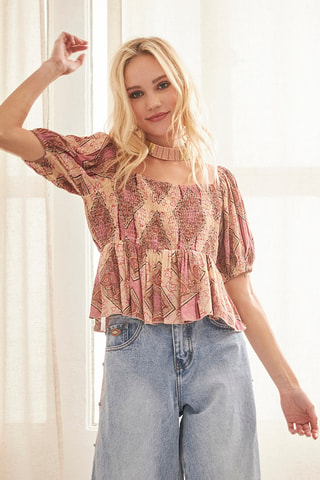 Blouse Ukis - Rose