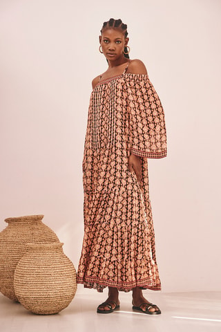 Robe longue Yana - Noir