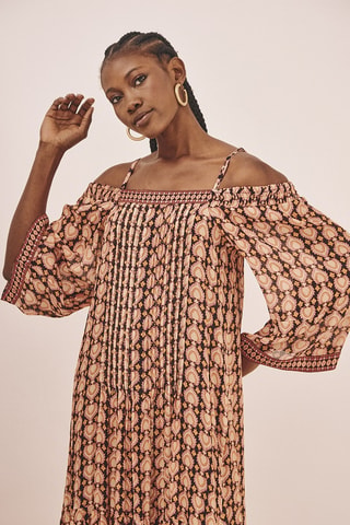 Robe longue Yana - Noir
