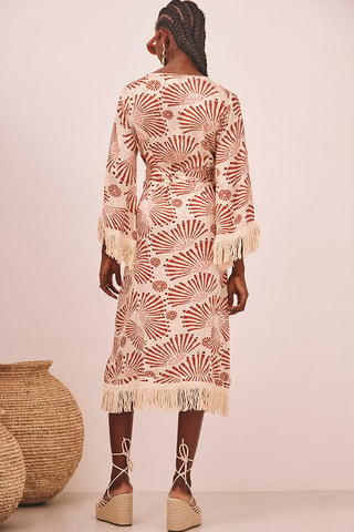 Robe portefeuille Alodia - Beige