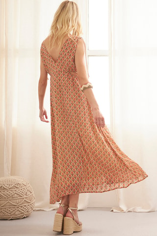 Robe longue Lincol - Rouge