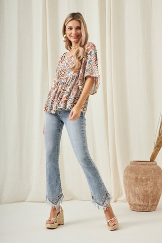 Blouse Met - Bleu