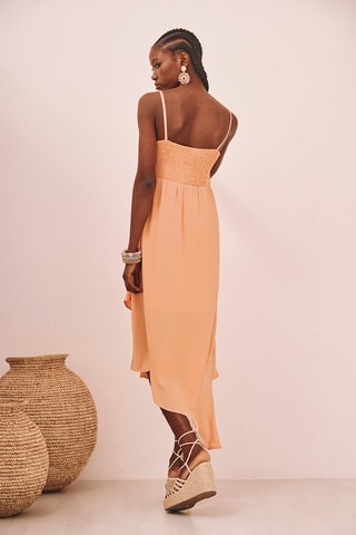 Robe midi Ukumari - Orange
