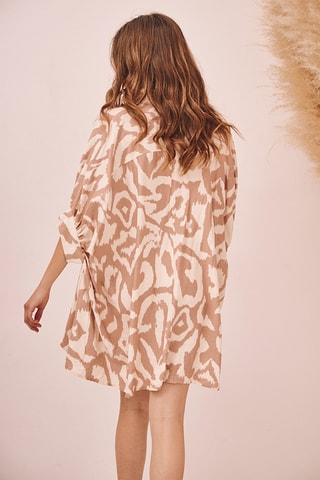 Robe chemise Elaine - Beige