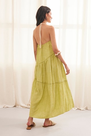 Robe longue Trenza - Vert