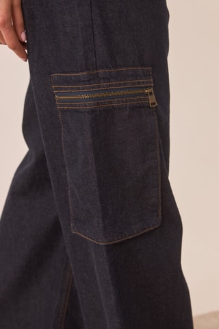 Jean wide legs Mirrow - Bleu foncé