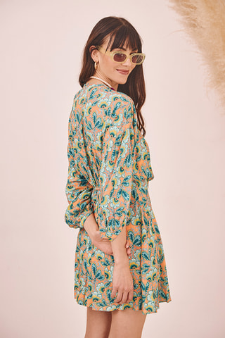 Robe portefeuille Moon - Vert