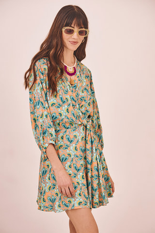 Robe portefeuille Moon - Vert