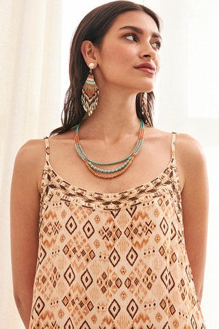 Robe longue Cascadia - Beige