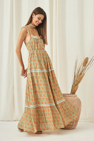 Robe longue Sumie - Orange