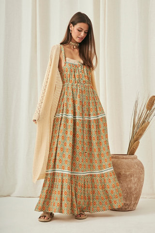 Robe longue Sumie - Orange