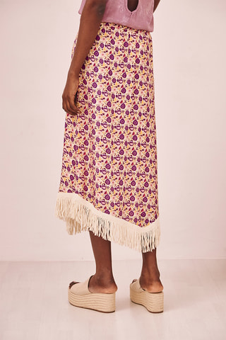 Jupe midi Gaian - Violet
