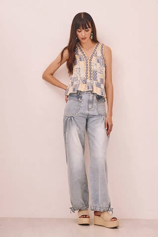 Top Catriona - Bleu