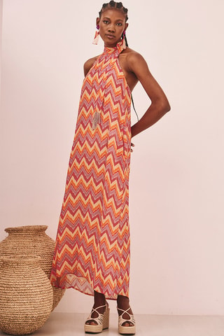 Robe longue Ulla - Fuchsia