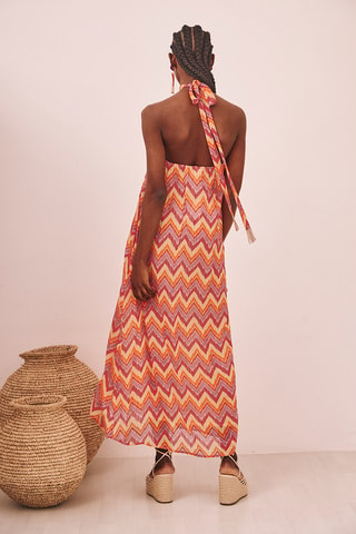 Robe longue Ulla - Fuchsia