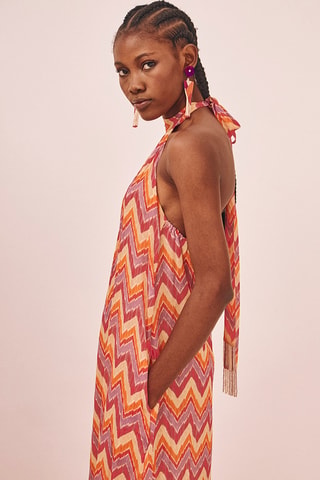 Robe longue Ulla - Fuchsia