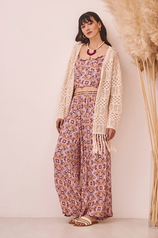 Crop top Wakea - Violet