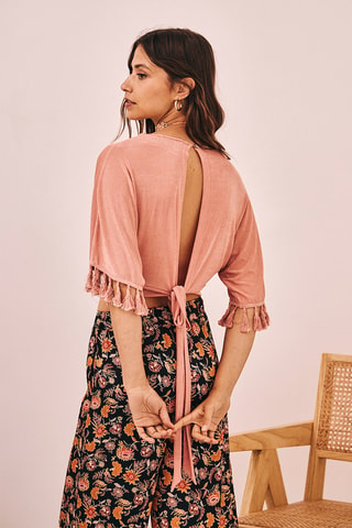 Crop top Malachi - Beige