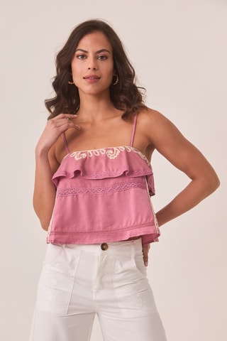 Top Riba - Fuchsia