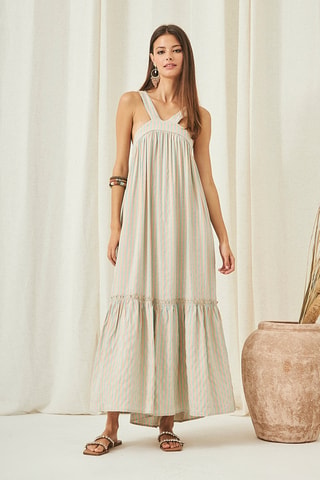 Robe longue Salak - Rose
